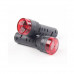 Red AC/DC36V 30mm AD16-30SM LED Signal Indicator Built-in Buzzer