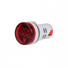 Red AC20-500V 22mm AD16-22DSV digital voltmeter Indicator with Big Digital Tube