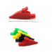 Red CE CATIII 1000V /MAX.32A High Reliability Safety 4mm Jack Alligator Crocodile Clip