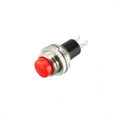 Red DS-316 10MM Lock- Free Momentary Self- Reset Small Push Button Switch Red DS-316 10MM Lock- Free Momentary Self- Reset Small Push Button Switch