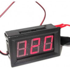 Red Two-Wire 0.56 Inch DC5V-120V DC Digital Display Voltmeter For Car Bicycle Motorcycle
