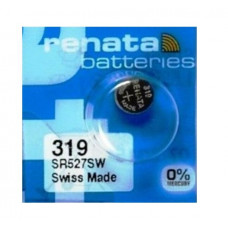 Renata 319 SR527SW (Original) 1.55V 21mAh Silver Oxide Button Cell Battery