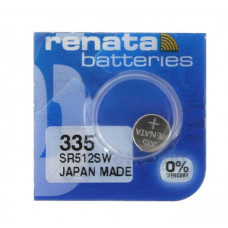 Renata 335 SR512SW (Original) 1.55V 6mAh Silver Oxide Button Cell Battery