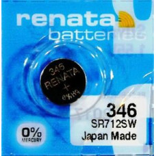 Renata 346 SR712SW (Original) 1.55V 10mAh Silver Oxide Button Cell Battery
