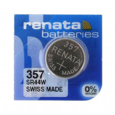 Renata 357 SR44 (Original) 1.55V 190mAh Silver Oxide Button Cell Battery