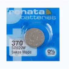 Renata 370 SR920W (Original) 1.55V 40mAh Silver Oxide Button Cell Battery