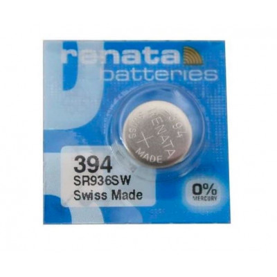Renata 394 SR936SW (Original) 1.55V 84mAh Silver Oxide Button Cell Battery