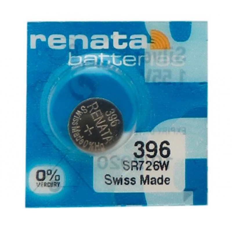 Renata 396 SR726W 1.55V 32mAh Silver Oxide Button Cell Battery buy ...
