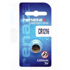Renata CR1216 (Original) 3V 25mAh Lithium Coin Cell Battery