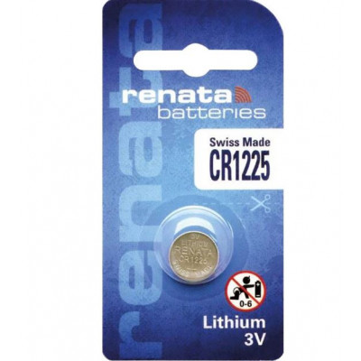 Renata CR1225 (Original) 3V 48mAh Lithium Coin Cell Battery