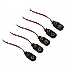 9V 10cm Battery Connector - 5 pieces pack