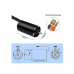 Rocket 3670 brushless rc boat motor 4POLE 5.0mm Black (1850 KV)