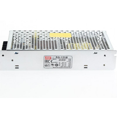 RQ-125B Mean Well SMPS (5V 11A), (12V 4.5A), (-5V 1A) and (-12V 0.5A) - 120W Quad 4 Output Metal Power Supply RQ-125B Mean Well SMPS (5V 11A), (12V 4.5A), (-5V 1A) and (-12V 0.5A) - 120W Quad 4 Output Metal Power Supply