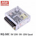 RQ-50C Mean Well SMPS (5V 5A), (15V 1A), (-5V 0.5A) and (-15V 0.5A) - 50W Quad 4 Output Metal Power Supply RQ-50C Mean Well SMPS (5V 5A), (15V 1A), (-5V 0.5A) and (-15V 0.5A) - 50W Quad 4 Output Metal Power Supply
