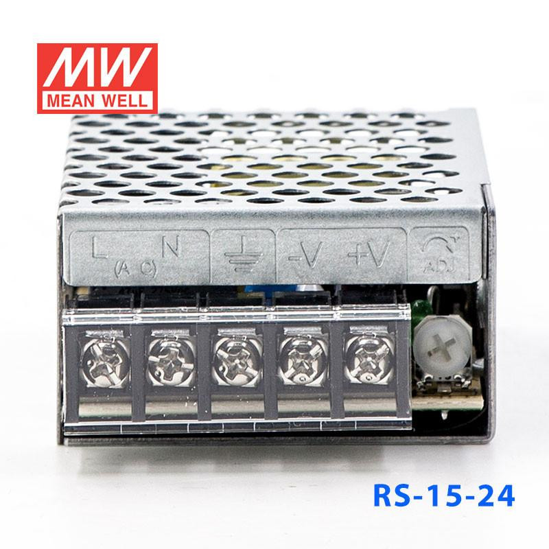 RS 15 24 Mean Well SMPS 24V 0 625A 15W Metal Power Supply Buy 