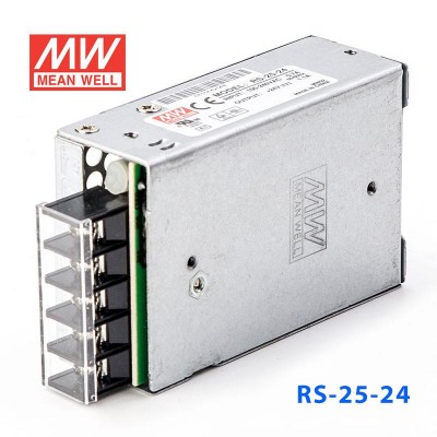 MEAN WELL RS-25-24 Power Supply – 24V Open Box, Like New Condition
