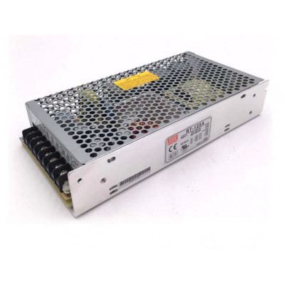 RT-125A Mean Well SMPS (5V 12A), (12V 5.5A) and (-5V 1A) - 131W Triple Output Metal Power Supply