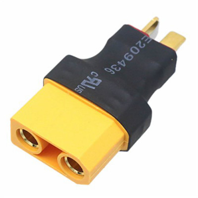 SafeConnect Female XT90 To T-Connector Male
