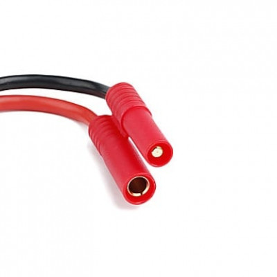 Safeconnect HXT 4mm with 14AWG Silicon Wire 10cm (Battery Side)