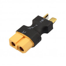 SafeConnect T-Connector to XT60 Battery Adapter Lead