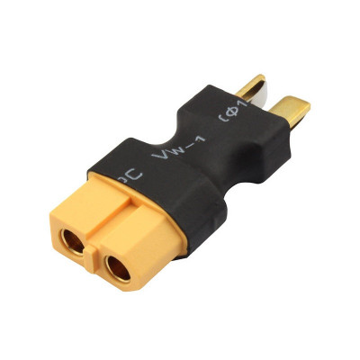 SafeConnect T-Connector to XT60 Battery Adapter Lead