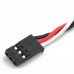 SafeConnect Twisted 15CM 22AWG Servo Lead Extension (Futaba) Cable