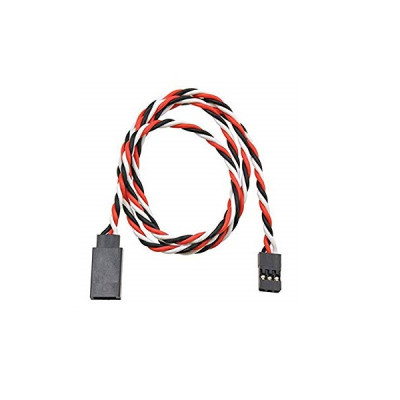 SafeConnect Twisted 45CM 22AWG Servo Lead Extension (Futaba) Cable