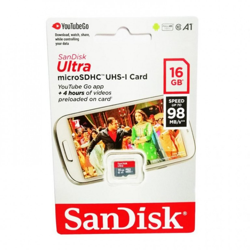  SanDisk 16GB microSD Card : Electronics