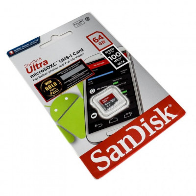 SanDisk 64GB Micro SD Class 10 Memory Card