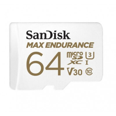SanDisk V30 64GB MAX Endurance microSDHC Card with Adapter SanDisk V30 64GB MAX Endurance microSDHC Card with Adapter