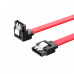 SATA 3.0 Highspeed Hard Disk Data Cable A with Right Angle Connector - Red SATA 3.0 Highspeed Hard Disk Data Cable A with Right Angle Connector - Red