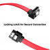 SATA 3.0 Highspeed Hard Disk Data Cable A with Right Angle Connector - Red SATA 3.0 Highspeed Hard Disk Data Cable A with Right Angle Connector - Red