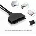 SATA3.0 to 2 in Series USB 3.0 External Hard Disk Data Cable SATA3.0 to 2 in Series USB 3.0 External Hard Disk Data Cable