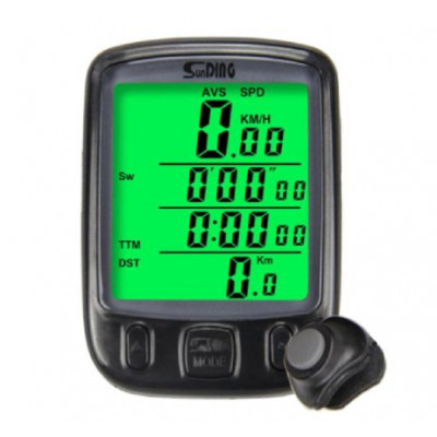 SD 563C with Odometer & Speedometer with Green Backlight waterproof LCD Display