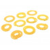 Self Locking Yellow Flexible Cable Marker PVC Ferrules (Numbered 0 to 9) 0.5 sq mm