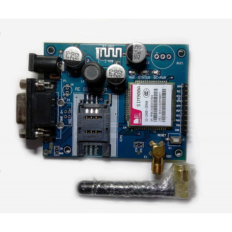SIM900A GSM GPRS Module RS232 Interface and SMA Antenna buy online at Low Price in India - ElectronicsComp.com