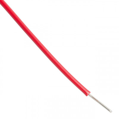 Single Strand Hookup Wire - 22AWG (Gauge) - Red - 5 metre