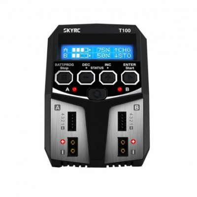 SKYRC T100 5A 2X50W Dual Balance Charger SKYRC T100 5A 2X50W Dual Balance Charger