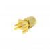 SMA Male Connector Straight Gold Plating 180 Degree Connector Plate Edge Mount SMA Male Connector Straight Gold Plating 180 Degree Connector Plate Edge Mount