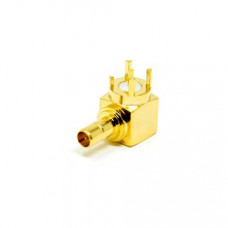 SMB Coaxial Connector Right Angle Female for PCB Mount