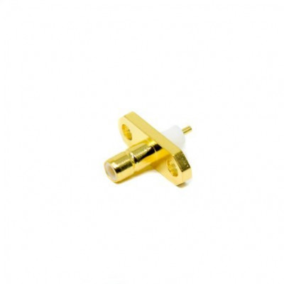 SMB Connector Straight Flange Female 2 Hole for Panel Mount SMB Connector Straight Flange Female 2 Hole for Panel Mount
