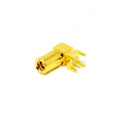 SMB RF Coax Angled Through Hole Male for PCB Mount SMB RF Coax Angled Through Hole Male for PCB Mount