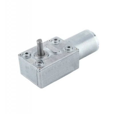 Solid Shaft JGY370 DC12V 10RPM/MIN High Torque Self- locking Strong Wheel Tturbine Worm Reduction Motor