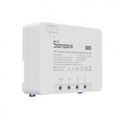 SONOFF POWR3 High Power Wi-Fi Smart Switch with Energy Monitoring SONOFF POWR3 High Power Wi-Fi Smart Switch with Energy Monitoring