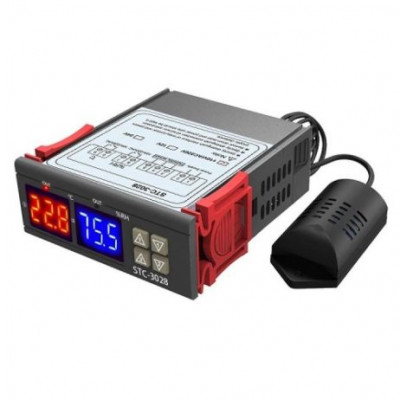 STC-3028 DC12V Dual Display Dual Temperature Adjustable Temperature Controller with 1M Cable STC-3028 DC12V Dual Display Dual Temperature Adjustable Temperature Controller with 1M Cable