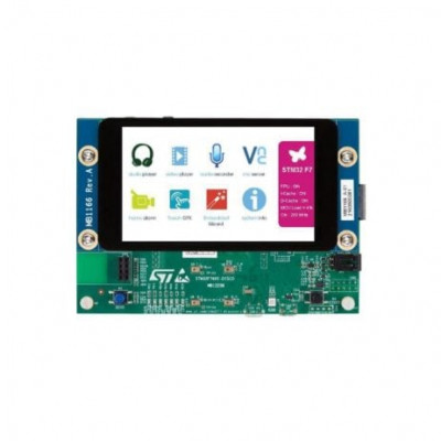 STMICROELECTRONICS Discovery Kit, STM32F769NI MCU, On-Board ST-LINK/V2-1, 4 Capacitive Touch LCD Display