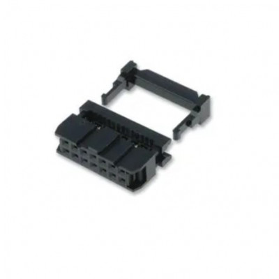 T812120A101C EU-Socket, Idc, S/Relief, 2.54mm
