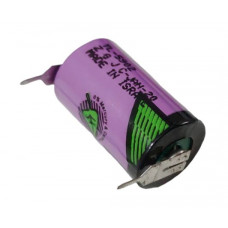 TADIRAN TL-5902 3.6V 1/2AA Size 1100mAH High Energy Lithium Battery with Lugs