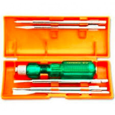 Taparia 802 Screw Driver Set with Neon Bulb