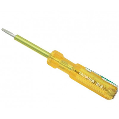 Taparia 813 Line Tester Yellow Handle Screw Driver with Neon Bulb - 130mm Length